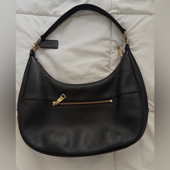 Coach Harley black pebble leather hobo bag - Picture 2 of 6